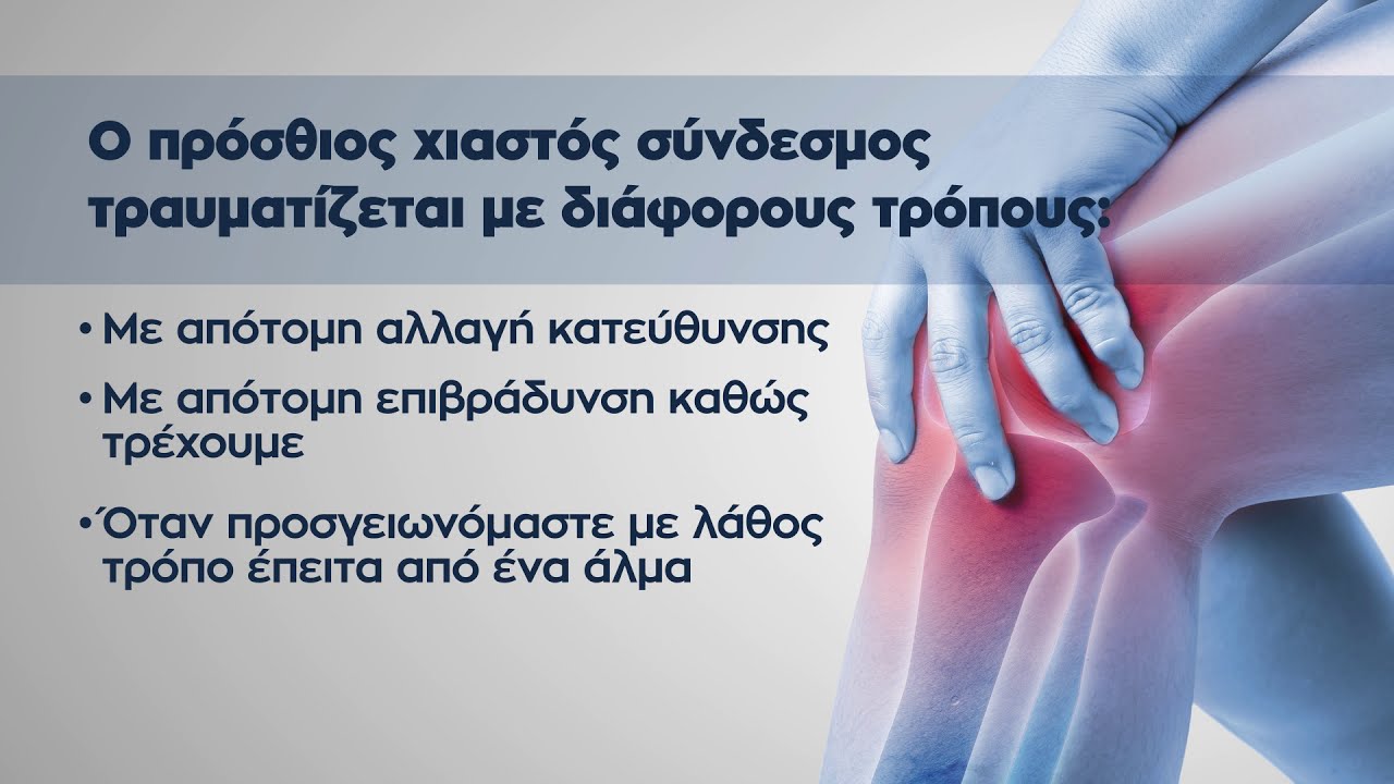 Ρήξη Πρόσθιου Χιαστού Συνδέσμου